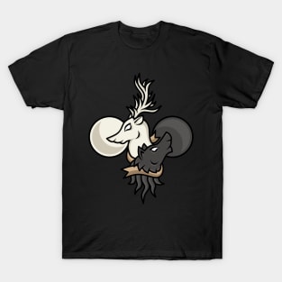 The Spirit of Deer and Wolf T-Shirt